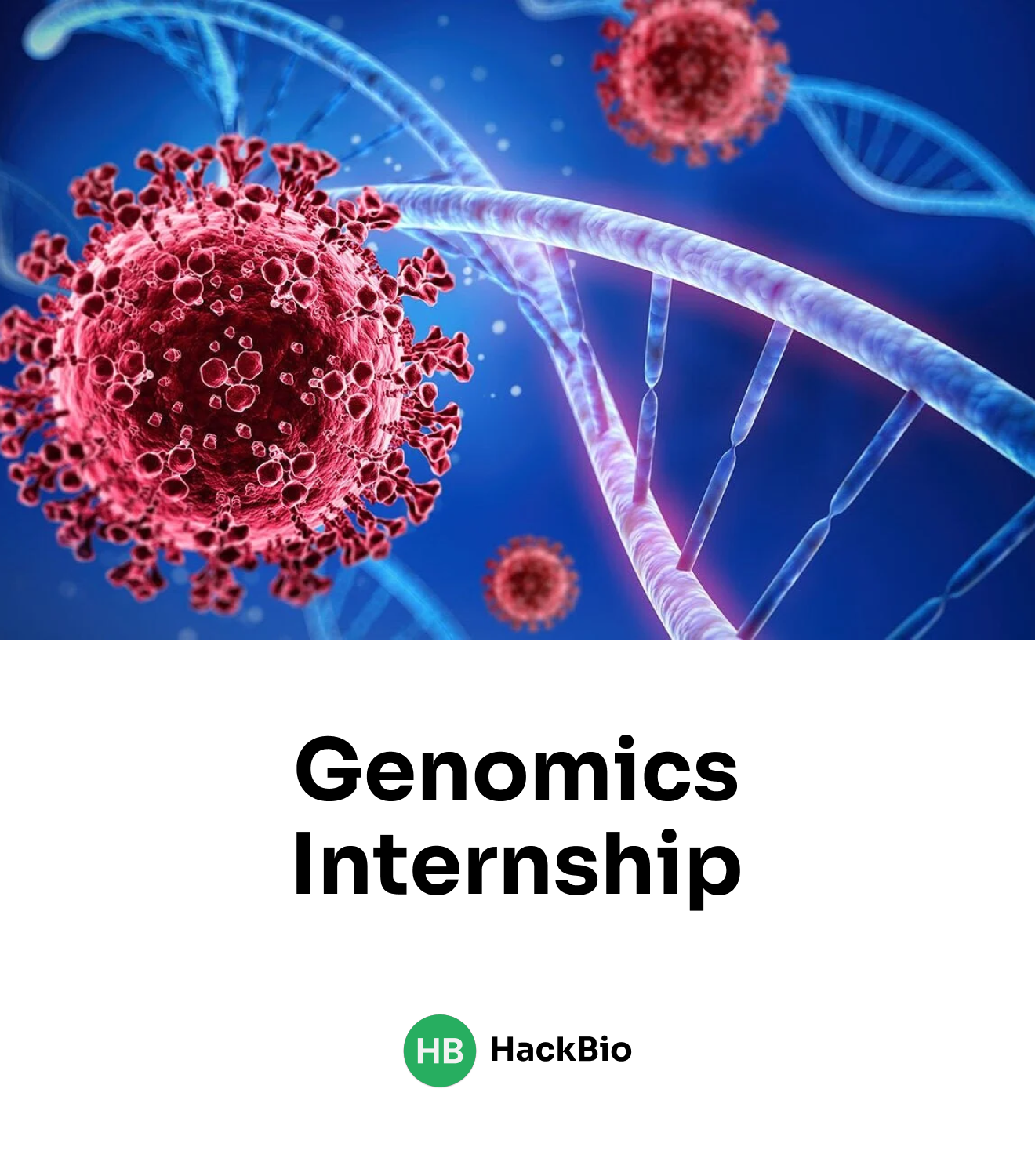 Genomics Internship (Closed Since March) | Image